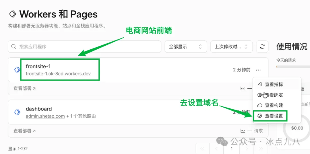 电商网站域名设置 1